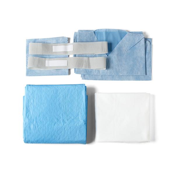 Linen Pack Exam Table QuickSuite Non Sterile 40 in x 60 in Blue 30/Ca